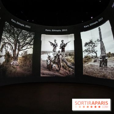 Photos : Exposition immersive Jimmy Nelson : The last sentinels à l’Atelier des Lumières 