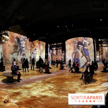 Photos : Exposition immersive Jimmy Nelson : The last sentinels à l’Atelier des Lumières 