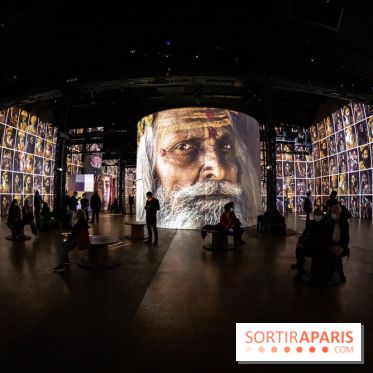 Photos : Exposition immersive Jimmy Nelson : The last sentinels à l’Atelier des Lumières 