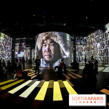 Photos : Exposition immersive Jimmy Nelson : The last sentinels à l’Atelier des Lumières 