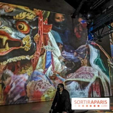 Photos : Exposition immersive Jimmy Nelson : The last sentinels à l’Atelier des Lumières 