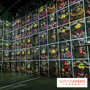 Photos : Exposition immersive Jimmy Nelson : The last sentinels à l’Atelier des Lumières 