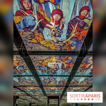 Photos : Exposition immersive Jimmy Nelson : The last sentinels à l’Atelier des Lumières 