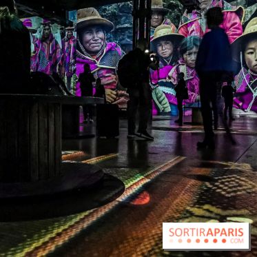 Photos : Exposition immersive Jimmy Nelson : The last sentinels à l’Atelier des Lumières 