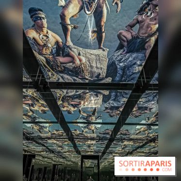 Photos : Exposition immersive Jimmy Nelson : The last sentinels à l’Atelier des Lumières 