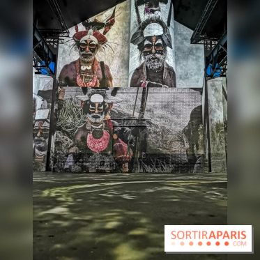 Photos : Exposition immersive Jimmy Nelson : The last sentinels à l’Atelier des Lumières 