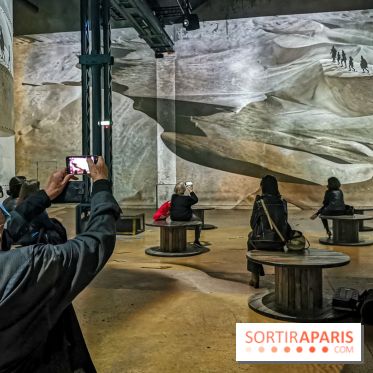 Photos : Exposition immersive Jimmy Nelson : The last sentinels à l’Atelier des Lumières 
