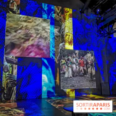 Photos : Exposition immersive Jimmy Nelson : The last sentinels à l’Atelier des Lumières 