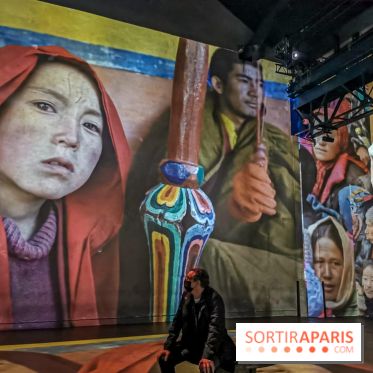 Photos : Exposition immersive Jimmy Nelson : The last sentinels à l’Atelier des Lumières 