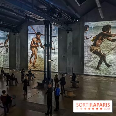 Photos : Exposition immersive Jimmy Nelson : The last sentinels à l’Atelier des Lumières 