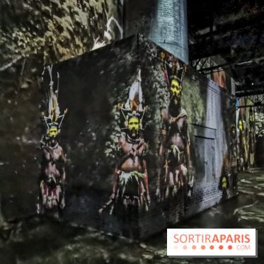 Photos : Exposition immersive Jimmy Nelson : The last sentinels à l’Atelier des Lumières 