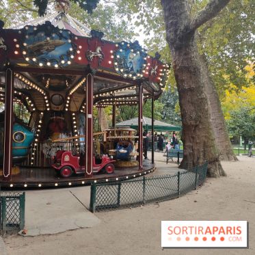 Visuels Parc Monceau à Paris 8e arrondissement  - carrousel enfant