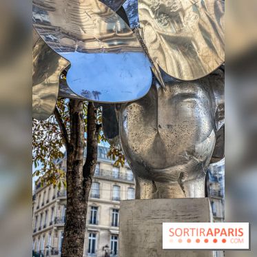 Exposition contemporaine de Manolo Valdés avenue Georges V