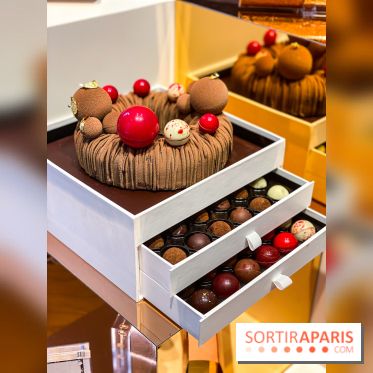 Chocolats de Noël et buche 2020 chez Pierre Marcolini