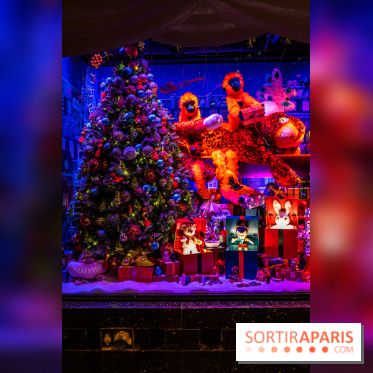 Photos : Les vitrines et sapin de Noël de Noël des Galeries Lafayette 2020