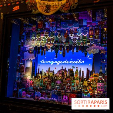 Photos : Les vitrines et sapin de Noël de Noël des Galeries Lafayette 2020