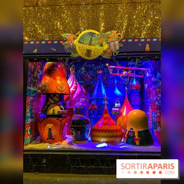 Photos : Les vitrines et sapin de Noël de Noël des Galeries Lafayette 2020