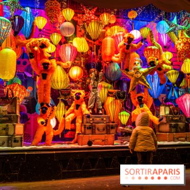 Photos : Les vitrines et sapin de Noël de Noël des Galeries Lafayette 2020