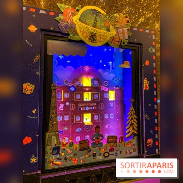 Photos : Les vitrines et sapin de Noël de Noël des Galeries Lafayette 2020