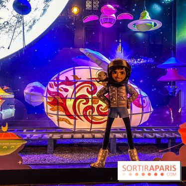 Photos : Les vitrines et sapin de Noël de Noël des Galeries Lafayette 2020
