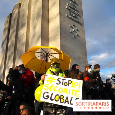Sécurité Globale : Manifestation Trocadéro 