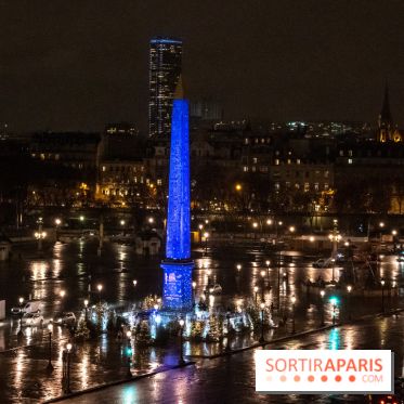 Photos : Illuminations et sapins de Noël Place de la Concorde