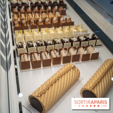 Bûche de Noël signature de Sébastien Serveau, Pâtisserie Fine Versailles