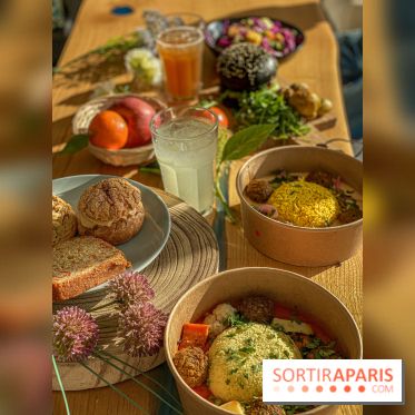 Photos : Flower Food, cantine végétarienne et vegan