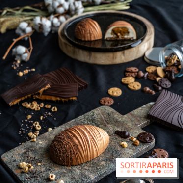 Photos : Chocolat set entremets de Pâques de Tristan Rousselot au Prince de Galles Hotel Paris