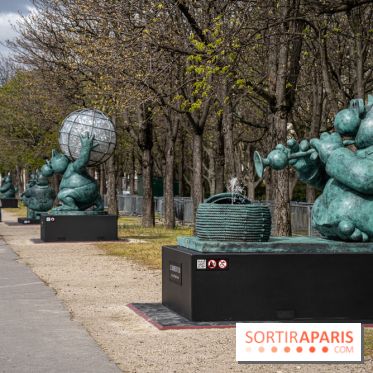 Exposition Geluck sur les Champs-Elysées 