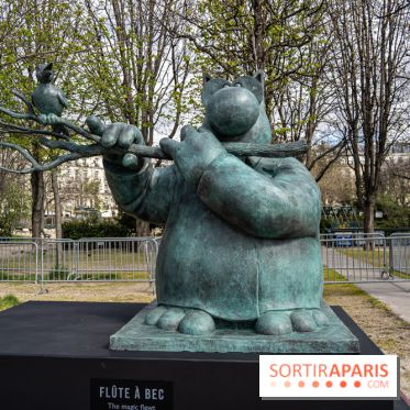 Exposition Geluck sur les Champs-Elysées 