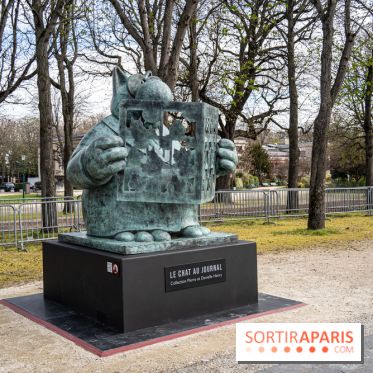 Exposition Geluck sur les Champs-Elysées 