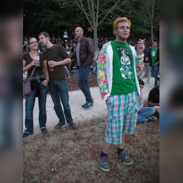 Rock en seine 2009 -
Le vert va si bien au teint !