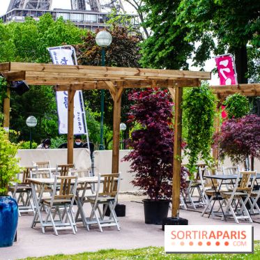 Hanami Paris, Ła terrasse éphémère du Trocadéro