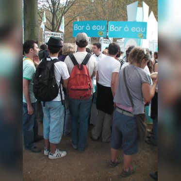 Rock en Seine 2009 - 
Succès du bar à eau
