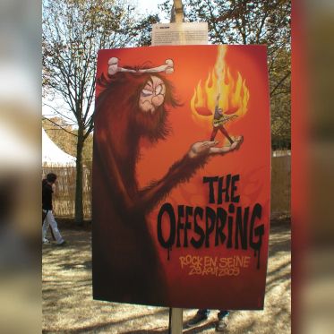 Rock en Seine 2009 -
Expo bd rock, dessin de mo/CDM