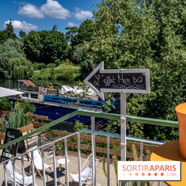 La plage et le brunch EffetMer de la Maison Louveciennes 