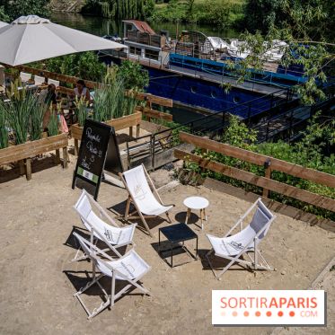 La plage et le brunch EffetMer de la Maison Louveciennes 