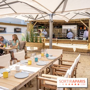 La plage et le brunch EffetMer de la Maison Louveciennes 