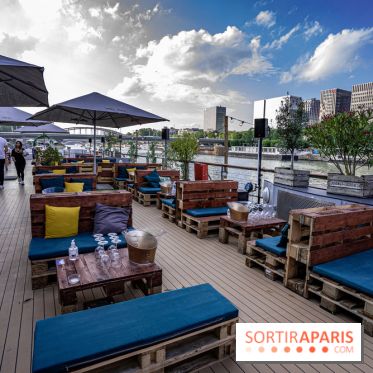 Solarium, la péniche au pied de la Cité de la Mode et du Design