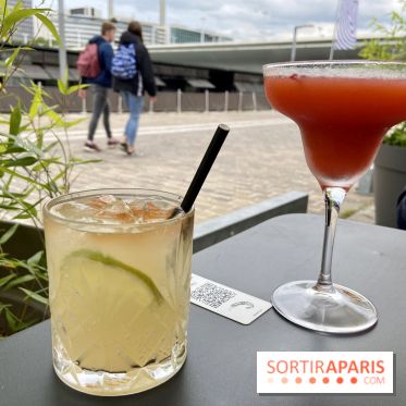 La Mer à Boire la terrasse en mode bord de mer à Paris
