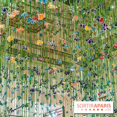 Les fleurs de Thebe Magugu au Bon Marché