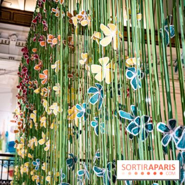 Les fleurs de Thebe Magugu au Bon Marché