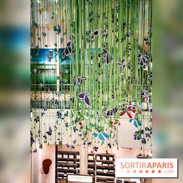 Les fleurs de Thebe Magugu au Bon Marché