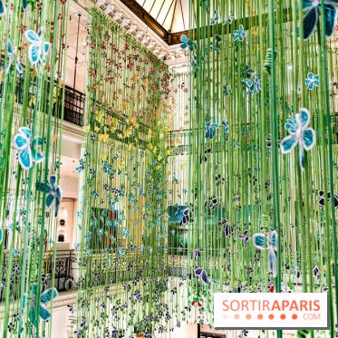 Les fleurs de Thebe Magugu au Bon Marché