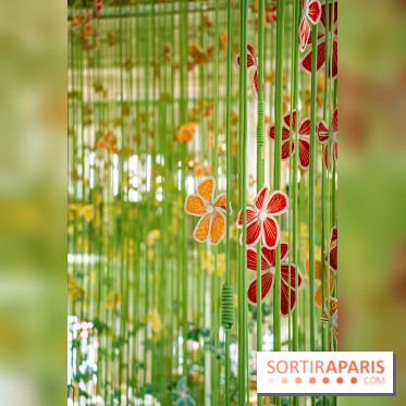 Les fleurs de Thebe Magugu au Bon Marché