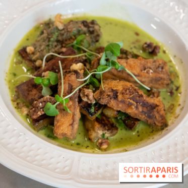 Sapid, la table à manger Naturaliste d'Alan Ducasse : nos photos