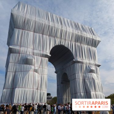 L'Arc de Triomphe empaqueté, nos photos