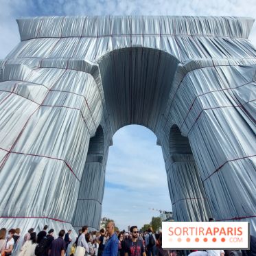L'Arc de Triomphe empaqueté, nos photos