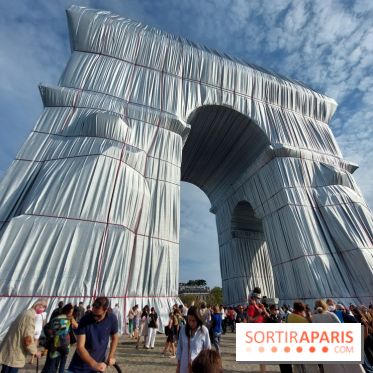 L'Arc de Triomphe empaqueté, nos photos